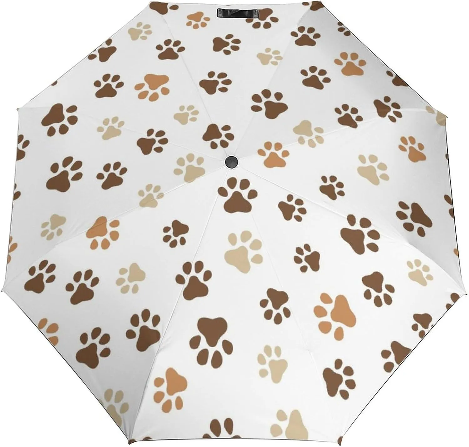 Windproof Travel Umbrellas for Rain,Cute Cat Dog Paw Durable & Compact Umbrella-Waterproof Canopy for Backpack, Purse, Portable, Umbrella for Travel