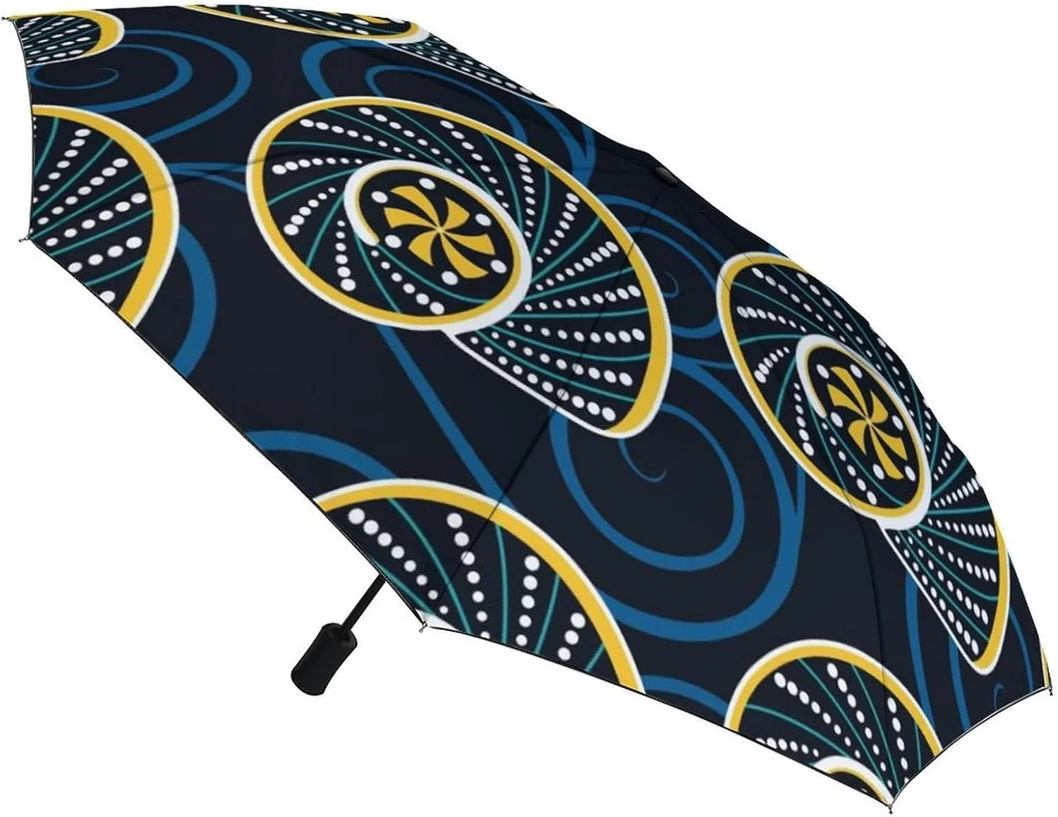 Windproof Travel Umbrellas for Rain,Tropical Summer Surfboard Durable & Compact Umbrella-Waterproof Canopy for Backpack, Purse, Portable, Umbrella for Travel