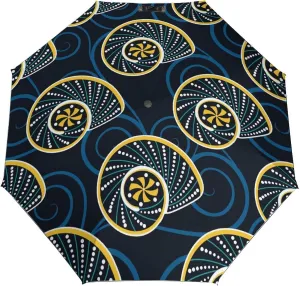 Windproof Travel Umbrellas for Rain,Tropical Summer Surfboard Durable & Compact Umbrella-Waterproof Canopy for Backpack, Purse, Portable, Umbrella for Travel