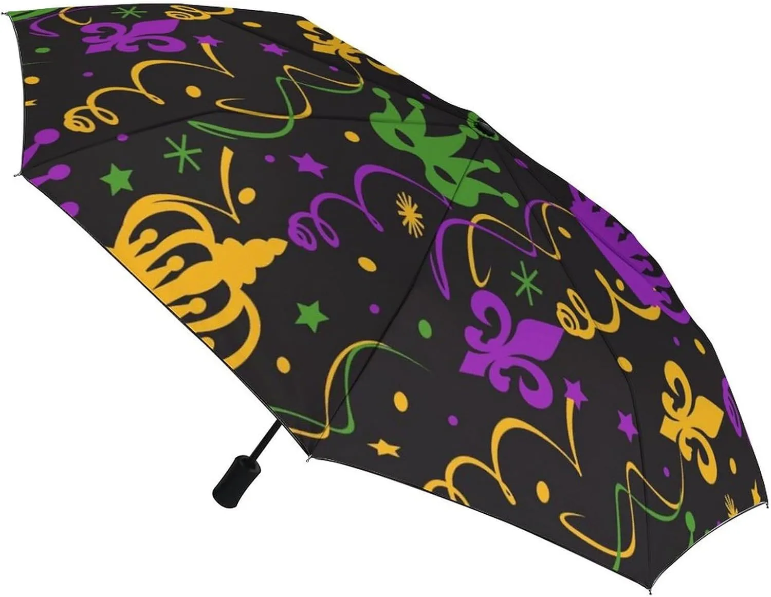 Windproof Travel Umbrellas for Rain,Underwater Creatures Durable & Compact Umbrella-Waterproof Canopy for Backpack, Purse, Portable, Umbrella for Travel