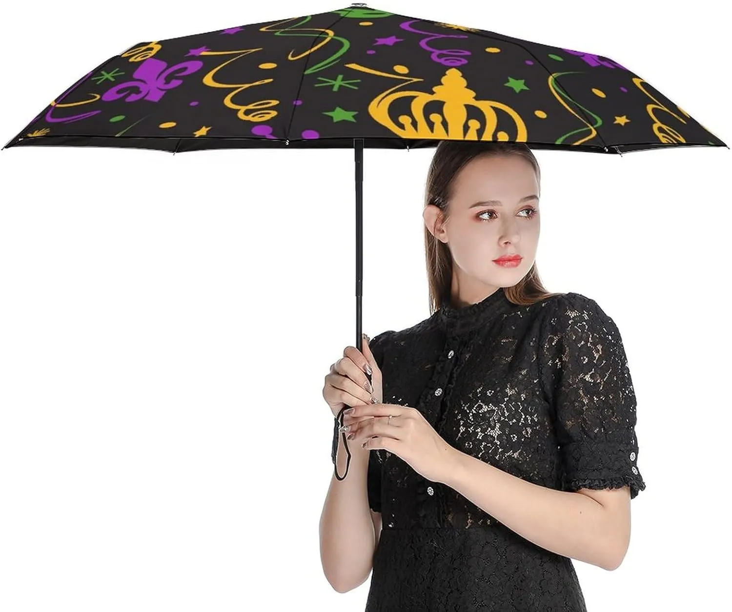 Windproof Travel Umbrellas for Rain,Underwater Creatures Durable & Compact Umbrella-Waterproof Canopy for Backpack, Purse, Portable, Umbrella for Travel