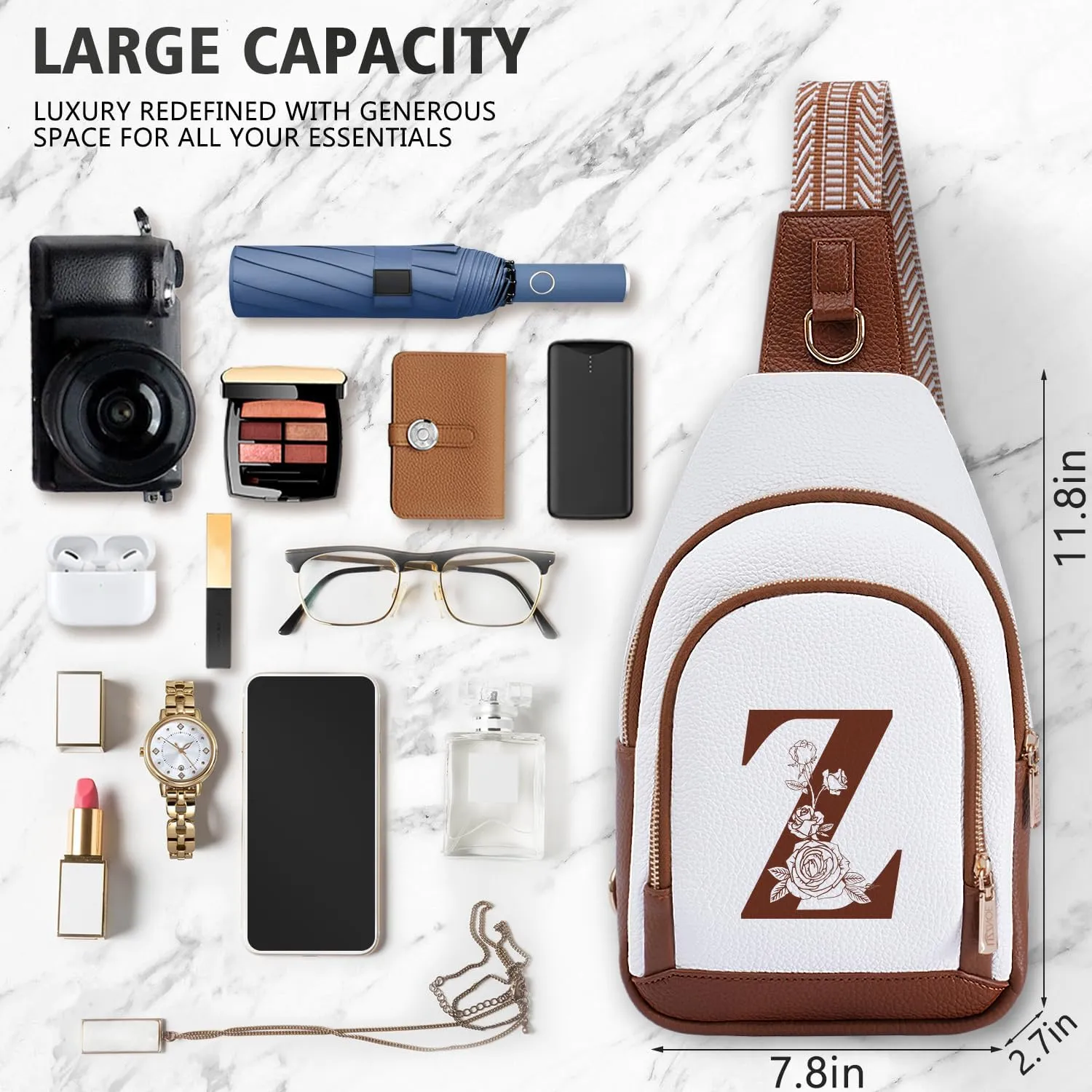 Women Crossbody Bag Sling Shoulder Purse Small Fanny Pack Side Cross Body Neighbor Host Birthday Long Soul Distance Relationships Manager Goodbye Going Away Good Luck I Miss You Job Promotion Gifts
