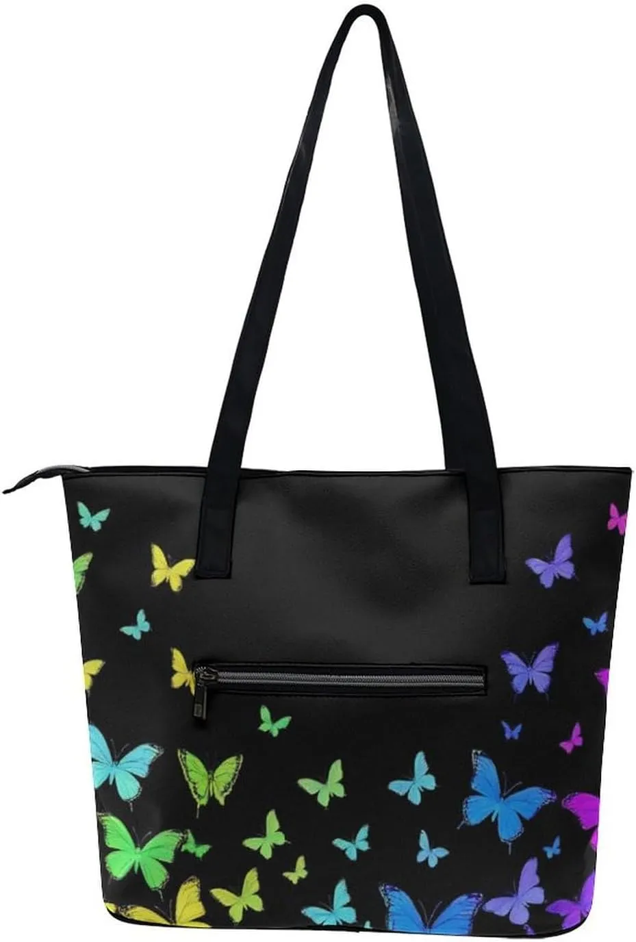 Women's Elegant Leather Handbag Unisex Leather Tote Bag Lightweight Handbag