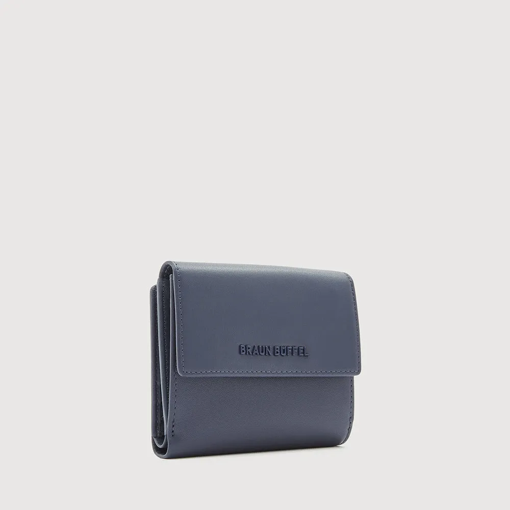 X BIFOLD SMALL WALLET WITH EXTERNAL COIN COMPARTMENT