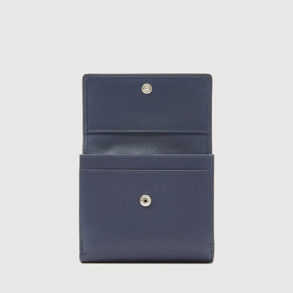 X BIFOLD SMALL WALLET WITH EXTERNAL COIN COMPARTMENT