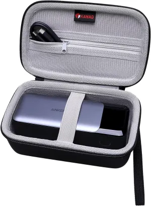XANAD Carrying Case for Anker 737 USB-C Portable Charger Power Bank, Port Portable Charger with 140W Output Travel Storage Holder Black Grey
