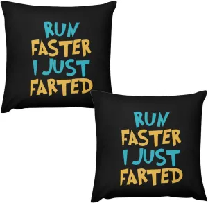 Yepp I Just Farted Throw Pillow Covers Set of 2 Modern Pillowcases for Patio Living Room Bed Outdoor Decor 20 "x20