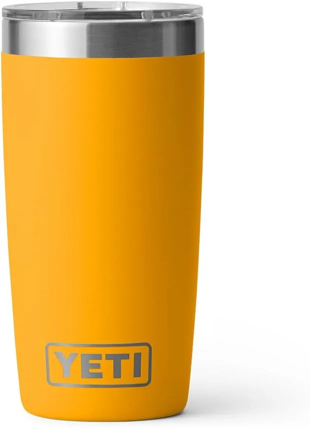 YETI Rambler 10 oz Tumbler, Stainless Steel, Vacuum Insulated with MagSlider Lid, Beekeeper
