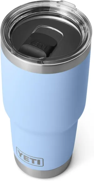 YETI Rambler 30 oz Tumbler, Stainless Steel, Vacuum Insulated with MagSlider Lid, Big Sky Blue