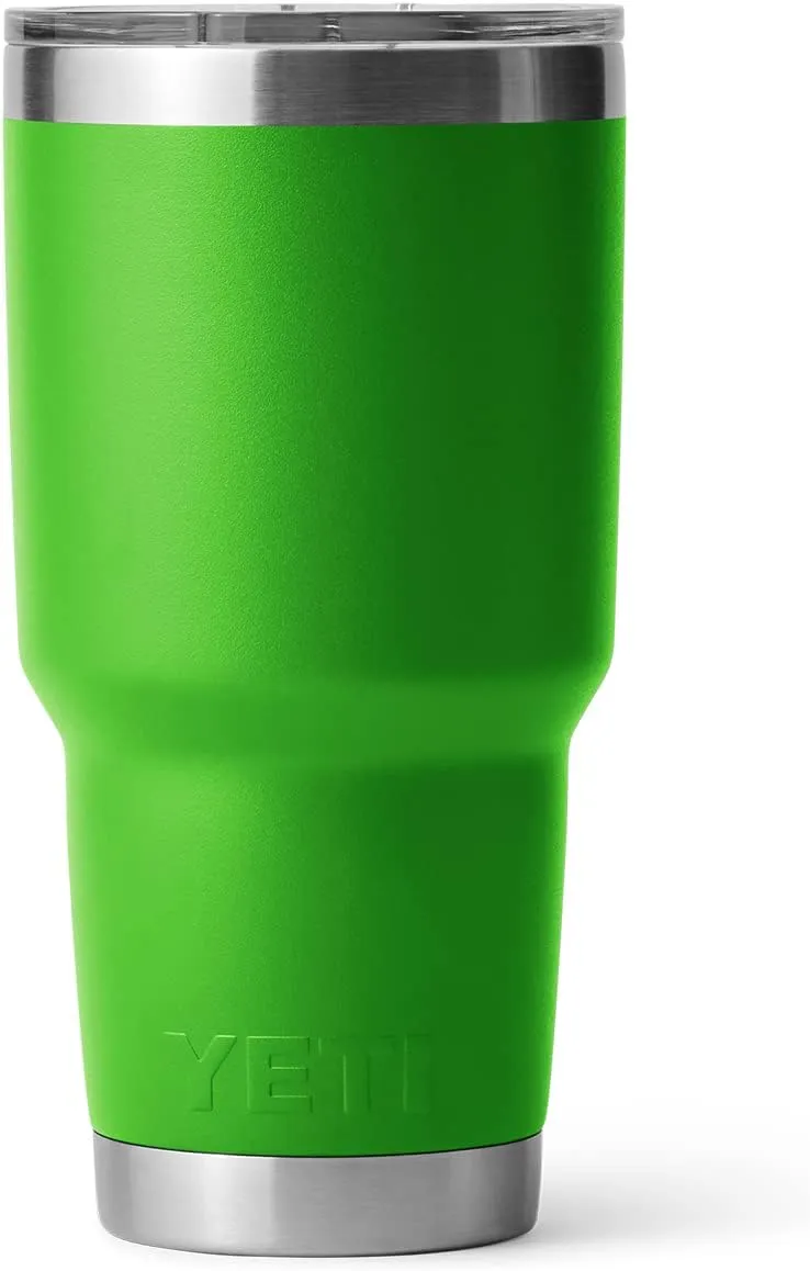 YETI Rambler 30 oz Tumbler, Stainless Steel, Vacuum Insulated with MagSlider Lid, Canopy Green