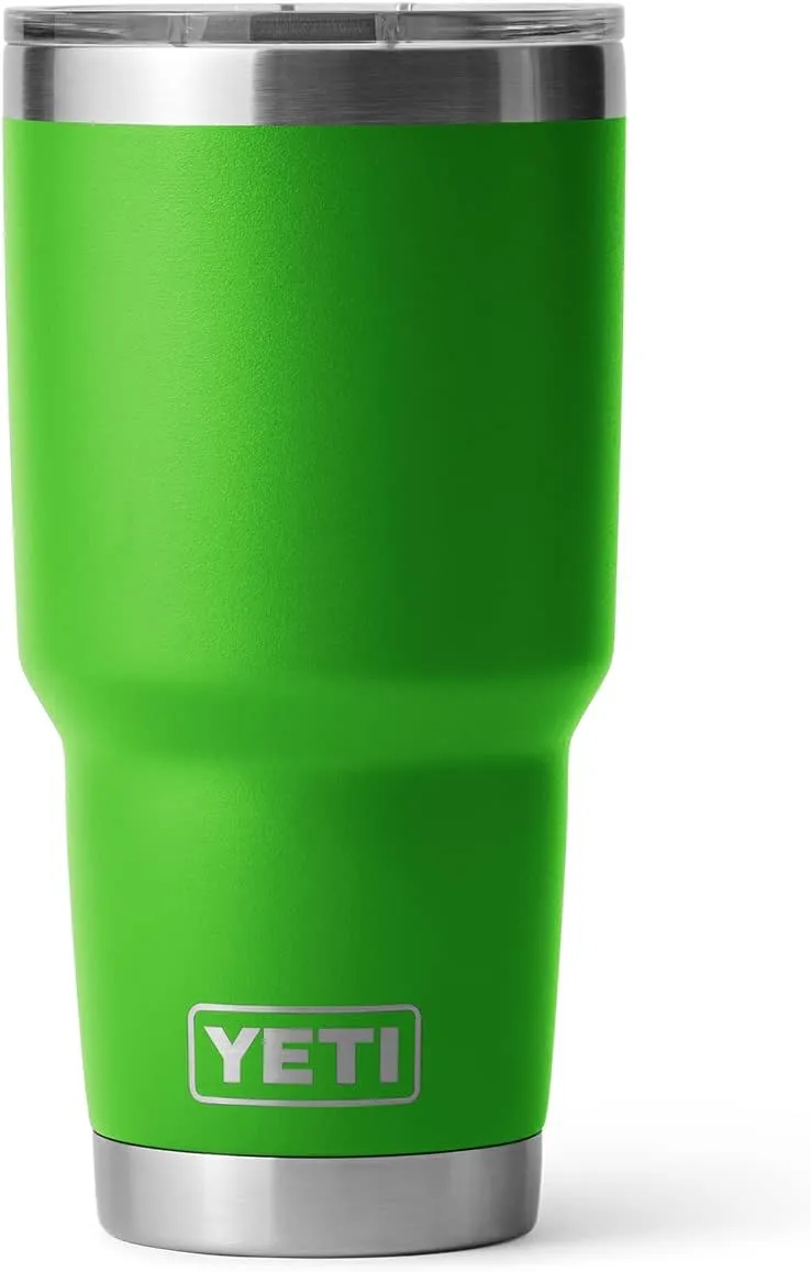 YETI Rambler 30 oz Tumbler, Stainless Steel, Vacuum Insulated with MagSlider Lid, Canopy Green