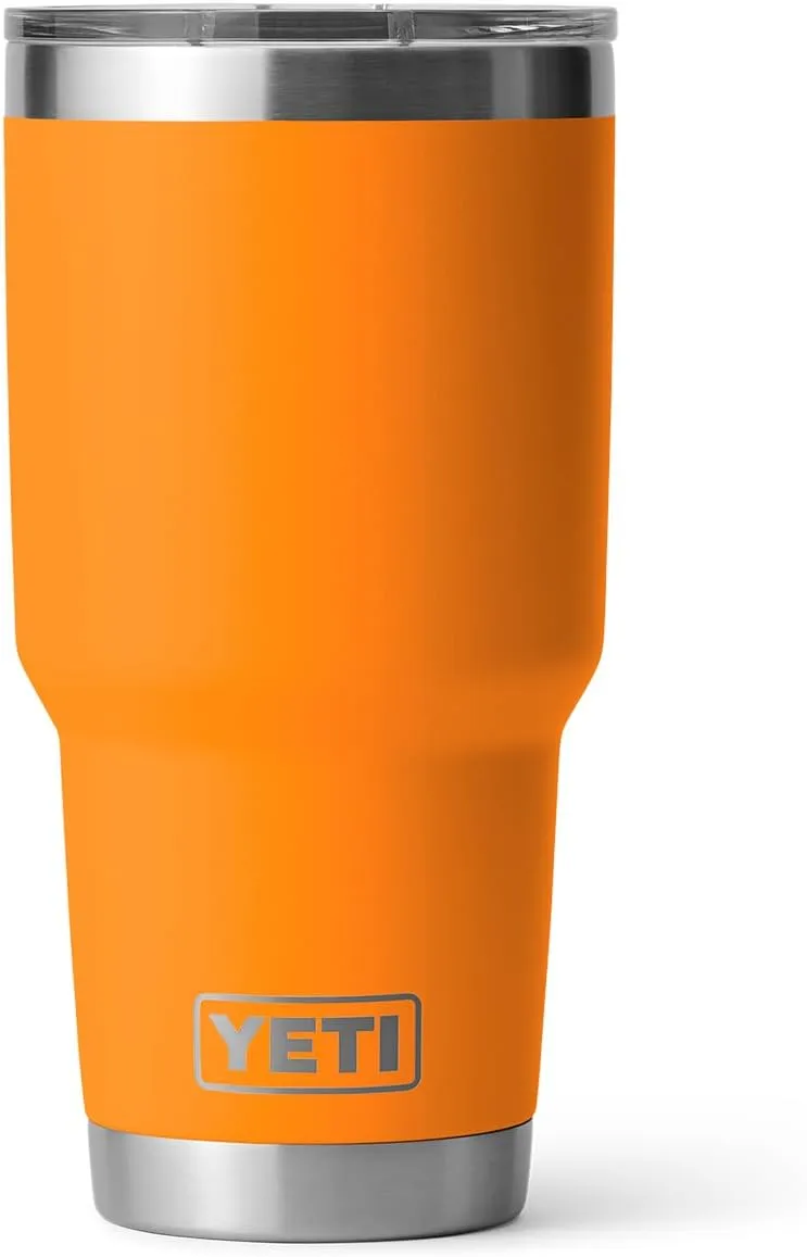 YETI Rambler 30 oz Tumbler, Stainless Steel, Vacuum Insulated with MagSlider Lid, King Crab