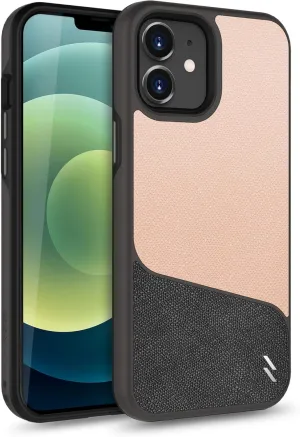 ZIZO Division Series for iPhone 12 Mini Case - Sleek Modern Protection - Saffiano Blush