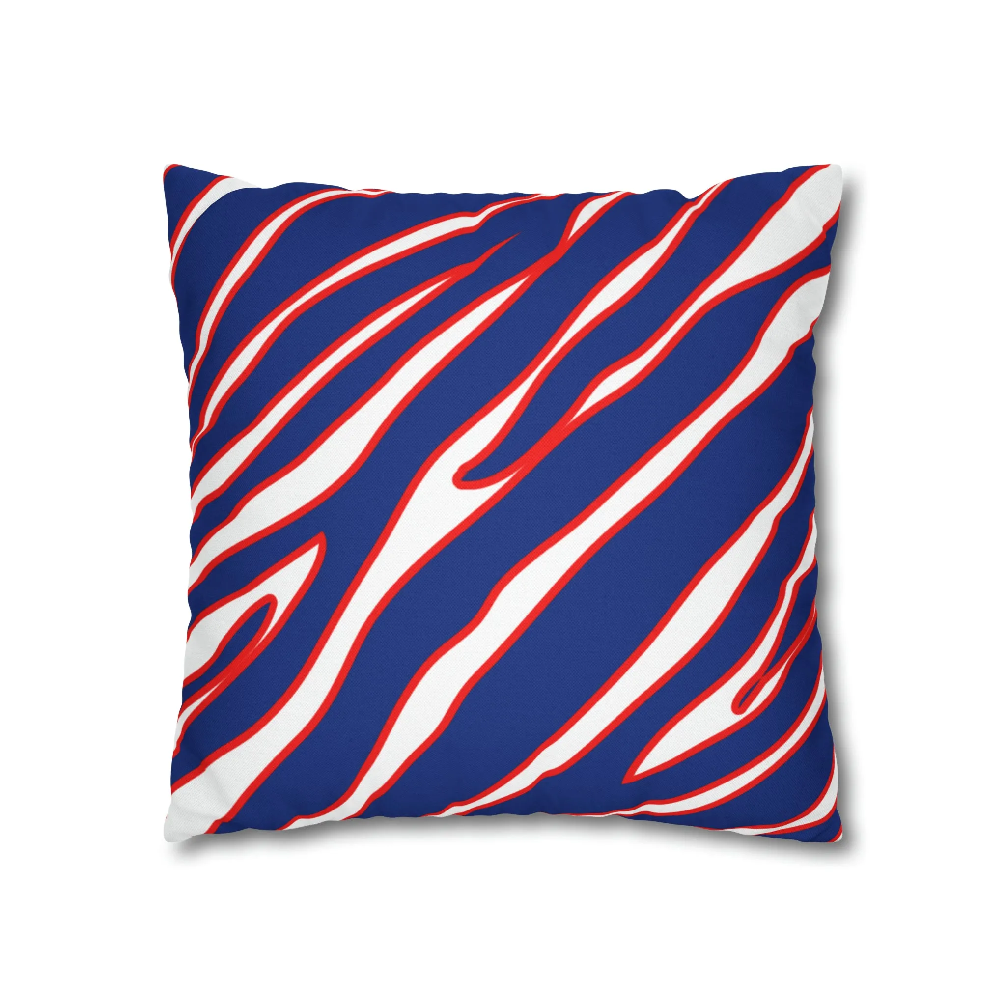 Zubaz Buffalo Bills Spun Polyester Square Pillow Case